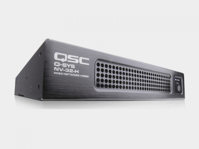 Q-SYS NV Series (NV-32-H) Network Video Endpoint for the Q-SYS Ecosystem